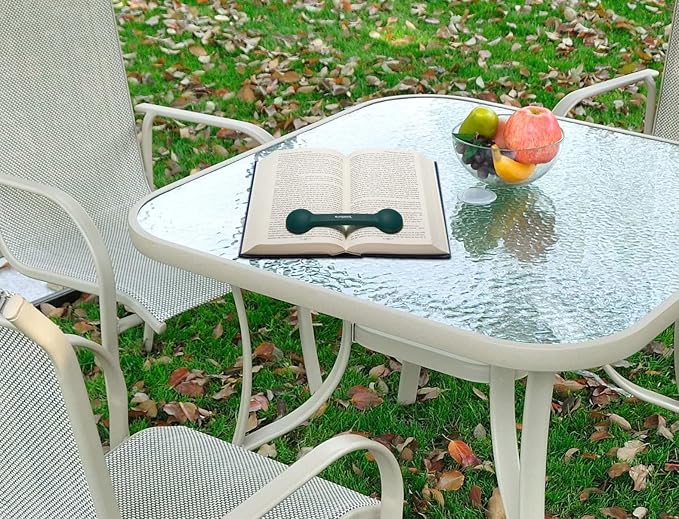 Bookmark/Weight-Page Holder-Holds Books Open and in Place-Green-by Superior Essentials