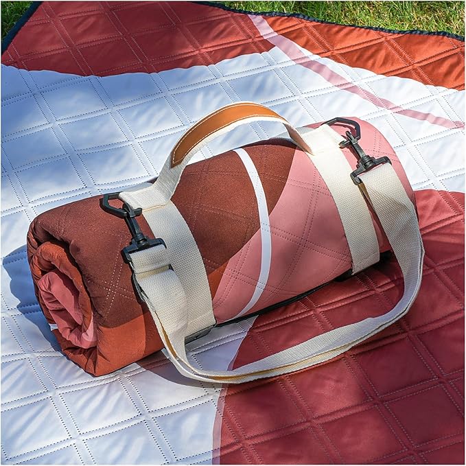 Waterproof Picnic Blanket Beach Outdoor Camping Mat Extra Large Foldable Cute Big Travel Essential Accessories Gift Park Patio Lawn Garden Grass Ground Play Music Festival Concert Must Have