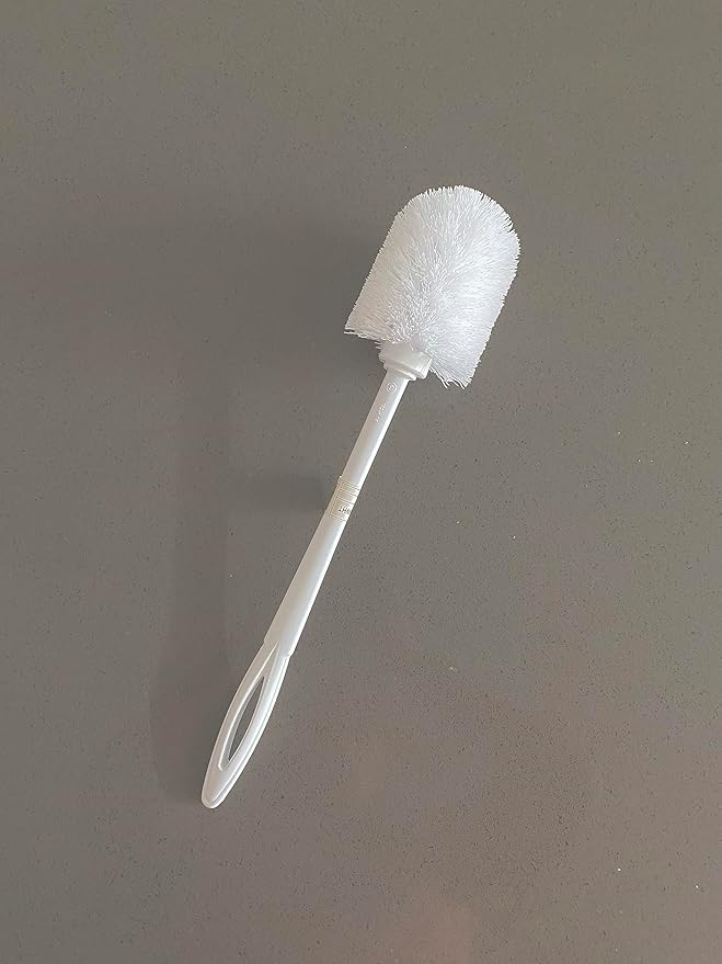 Rubbermaid Commercial Products 15" Toilet Brush, White, Toilet Bowl Brush for Bathroom, Professional/Janitorial Scrub, (Pack of 2)