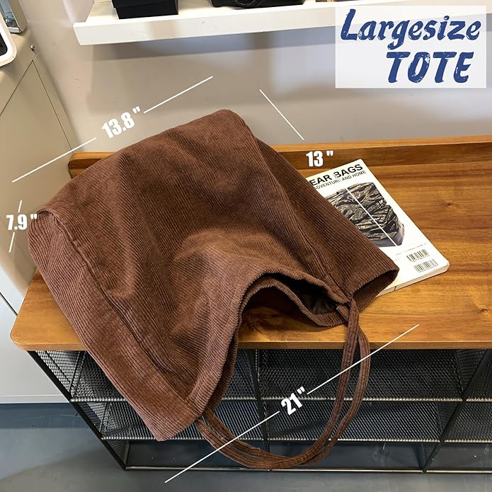 Canvas Tote Bag for Women Large Hobo Shoulder Bag for Work Travel Casual Message Bag Tote Purse handbags