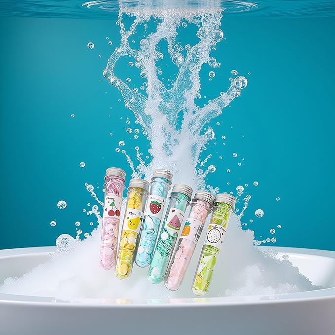 6Pcs Colors Random Shipping Boxes Portable Disposable Paper Soap Confetti Soap Sheets Flakes for Washing Hand Wash Cleansers