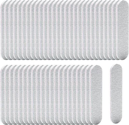 50 Packs 100/180 Grits Mini Nail Files and Buffers Double Sided Emery Boards Manicure Tool for Acrylic Nails, Nail Care