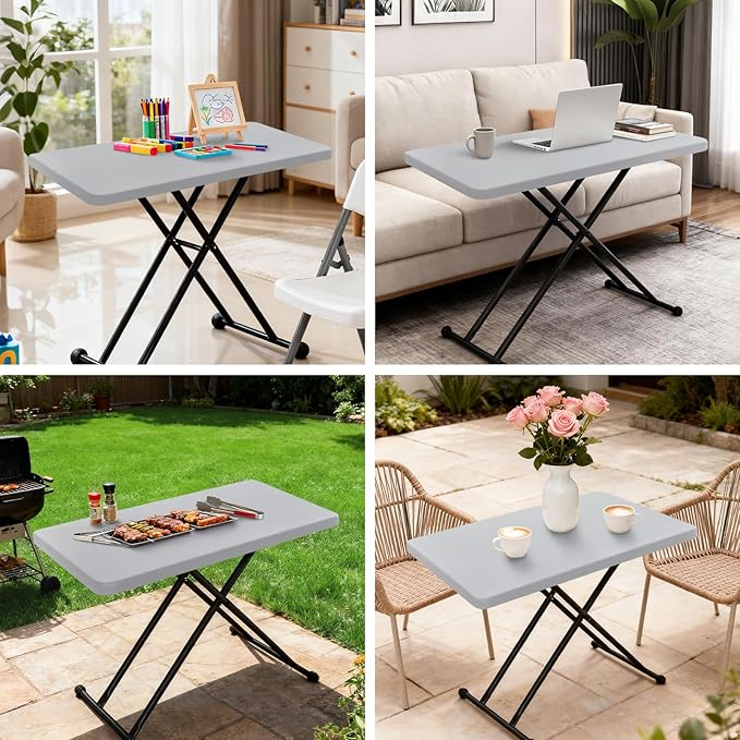 Fitted Rectangle Tablecloth 20 x 30 Inch Elastic Table Cloth for 2.5ft Table, Stretch Spandex Table Cover Silver Washable Polyester Table Top Cap Cover for Dining Picnic Camping Indoor and Outdoor