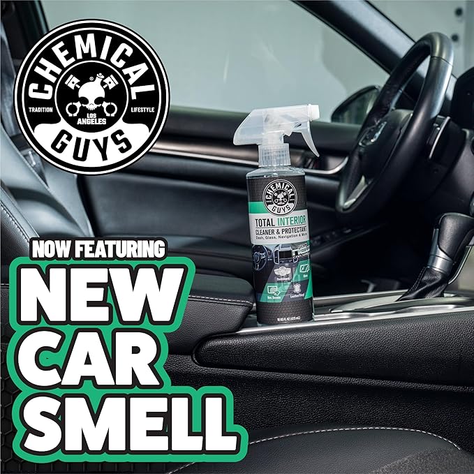Chemical Guys Total Interior Cleaner Variety Kit With Storage Bag New Car And Black Cherry Scents Microfiber Towels Giftable Car Care Set