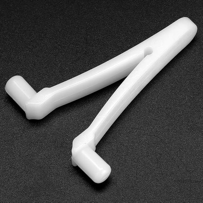 ATIE Butterfly Pool Clips - 6 Pack Attachment Clips for Swimming Pool Brush, Skimmer, Vacuum, Mini Jet Vacuum, Telescopic Pole