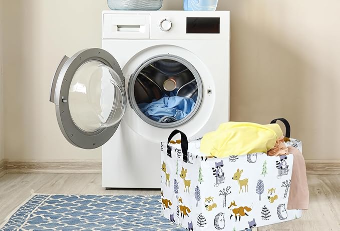 Rec Box Hamper Storage Basket Collapsible Organizer Bin Gift Shelf Baskets for Home and Kitchen Storage