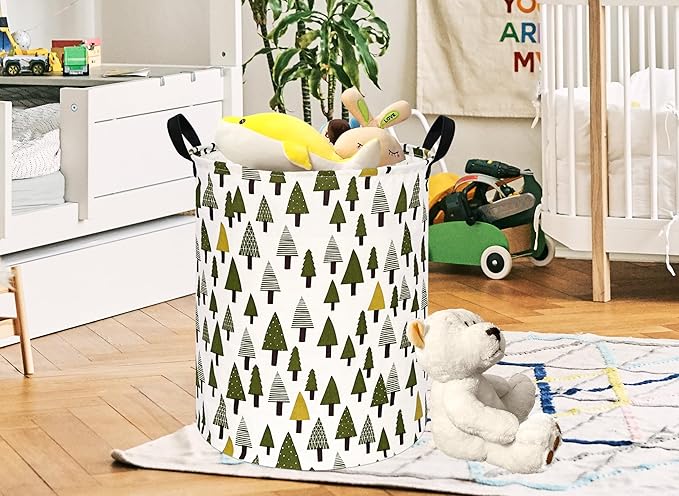 Round Laundry Basket Storage Bins Nursery Hamper Gift Baskets for Home,Office,Home Decor