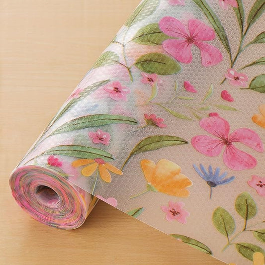 Cooyes Shelf Liner – Premium Non-Adhesive Cabinet & Drawer Liner for Kitchen – Waterproof Shelf Paper with Modern Pattern – Durable EVA Cabinet Mat – Easy to Cut （23.6" W x 236" L）