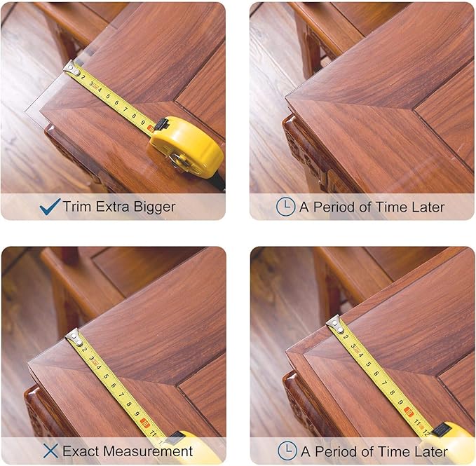 LovePads Frosted Desk Mat 30 x 72 Inch, 1.5mm Thick Frosted Table Protector, Waterproof Plastic Table Cover Protector, PVC Desk Protector Mat, Vinyl Desk Cover for Desktop, Coffee & Dining Table