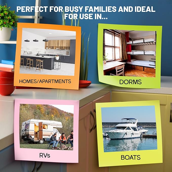 Narrow Storage Bins - Set of 3 Spice Baskets - Plastic Trays for Organizing Kitchen Cabinets, Pantries, Shelves, Fridge, and Countertops - Spice Holder for Inside Cabinets, Small Fridge Organizer