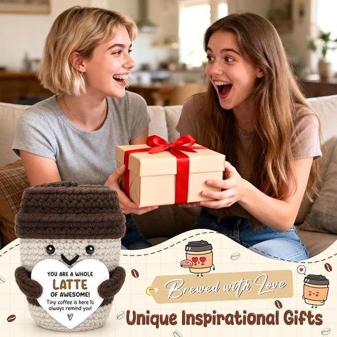 Agantree art Coworker Birthday Appreciation Leaving Goodbye Gifts for Coworker Coffee Lover Inspirational Cheer Up Thinking of You Gifts for Women Men Friends Positive Handmade Coffee Mug Office Desk