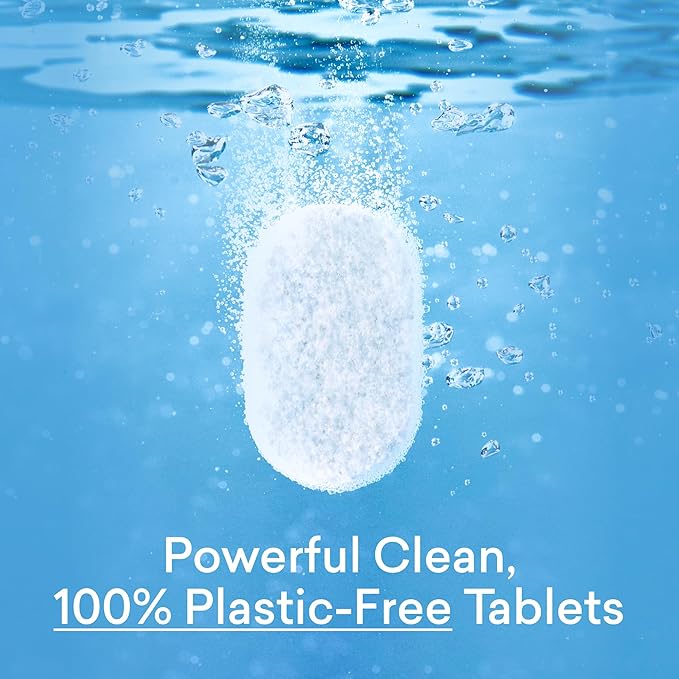 BLUELAND 100% Plastic-Free Dishwasher Detergent Tablets, 120 Count, Lemon Zest Scent, Eco Friendly Dishwashing Pods, Natural, USDA Certified biobased
