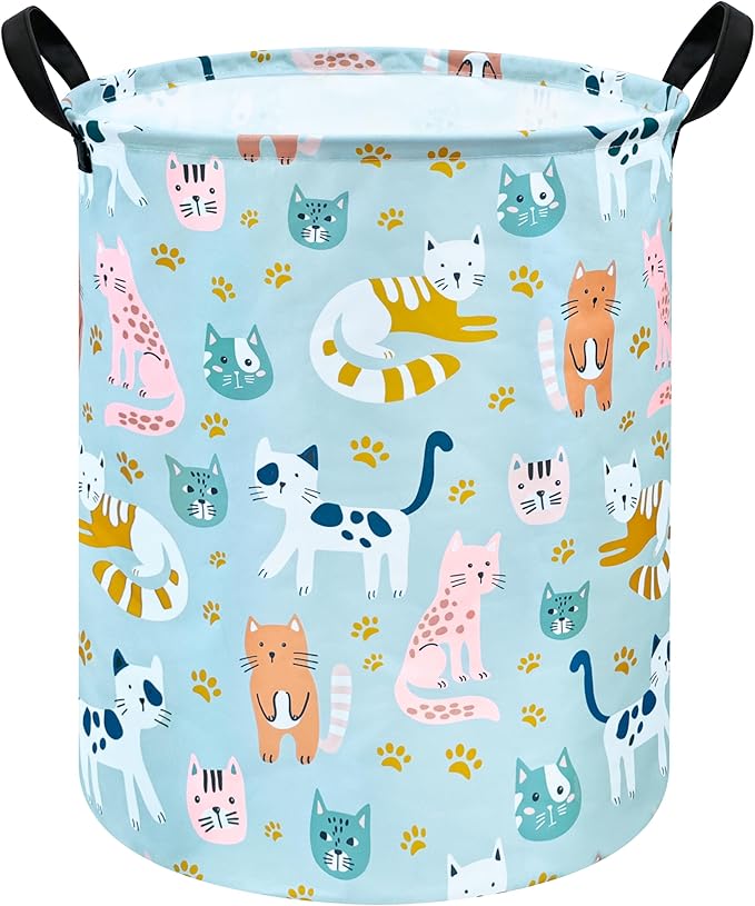 Round Laundry Basket Storage Bins Nursery Hamper Gift Baskets for Home,Office,Home Decor