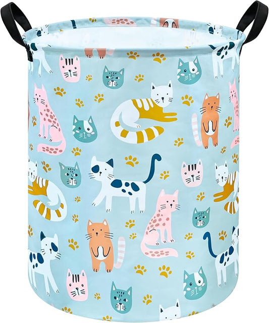 Round Laundry Basket Storage Bins Nursery Hamper Gift Baskets for Home,Office,Home Decor