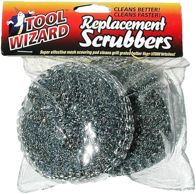 BBQ Brush Replacement Scrub Pads.