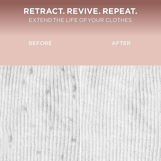 Flint All-in-One Fabric Shaver, Compact, Retractable & Travel-Friendly Fuzz Remover with 2 Fabric-Safe Care Surfaces, Lint Brush & Lint Roller, Ultimate Depiller for Clothes, Eco-Friendly