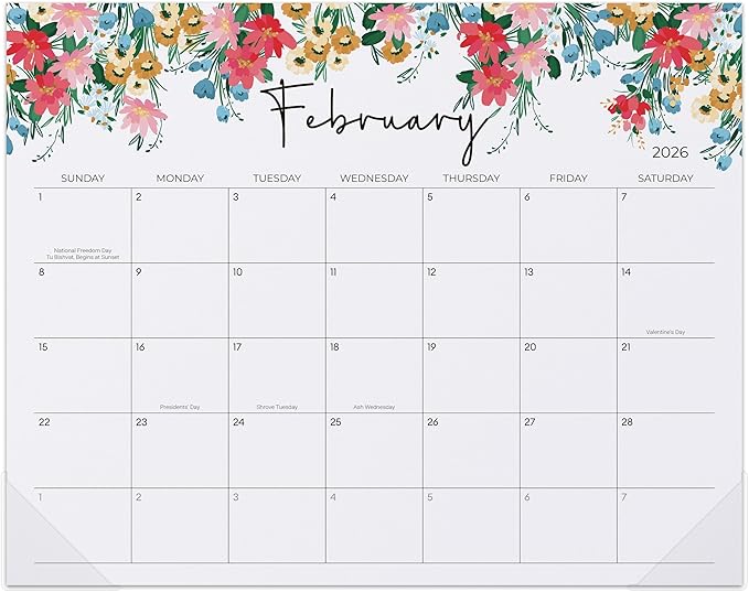 2026-2027 Magnetic Calendar for Fridge, Jokotha Monthly Refrigerator Calendar Runs from January 2026 to June 2027, 15" x 12", Floral Design, Strong Magnets, Easy Planning & Organization