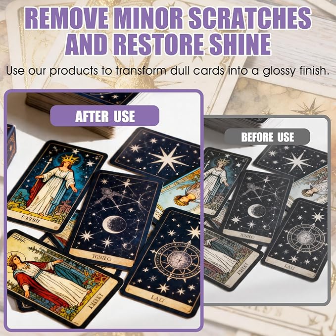 Card Care Clean Kit, Trading Card Cleaning Kit Includes Polishing Paste and Cleaning Spray Surface Care Effective Cleaning Repairing Scratches for Caring for Various Types of Cards