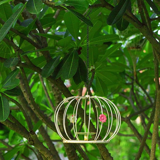 FEPITO 12 Pack Black Hanging Chains, 10 Inch Hanging Basket Chains, Garden Plant Hangers Metal Chains with Hooks Clips for Bird Feeders, Wind Chimes, Lanterns, Planters, Decorative Ornaments
