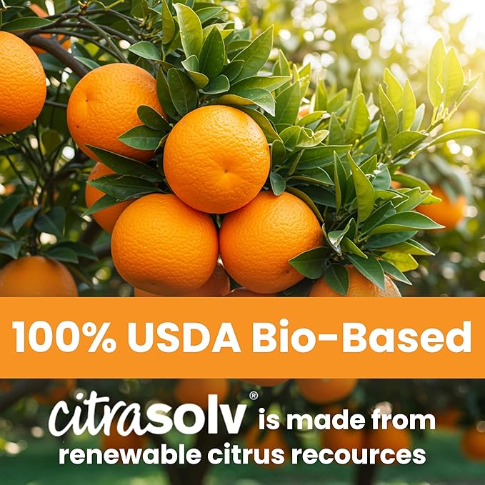 Citra Solv Concentrated Cleaner & Degreaser - Valencia Orange 32 Fl Oz, Effective, Versatile Cleaning Solution, Natural Ingredients, Biodegradable