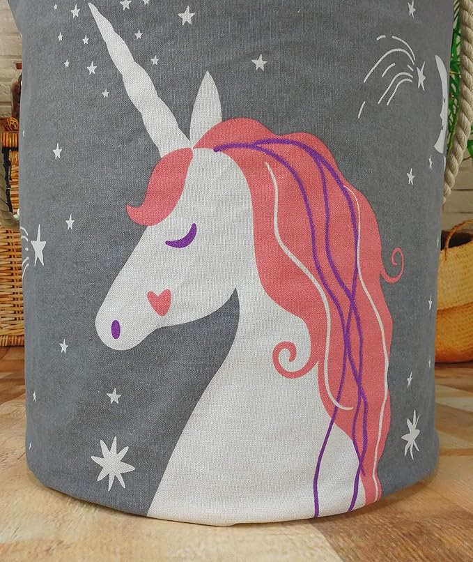 Round Laundry Basket Storage Bins Nursery Hamper Gift Baskets for Home,Office,Home Decor