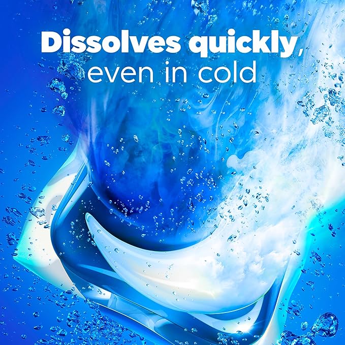 Tide PODS Laundry Detergent Soap with Downy 4-in-1 Stain Remover Freshness Softness Detergent pacs, April Fresh Scent, 57 Count
