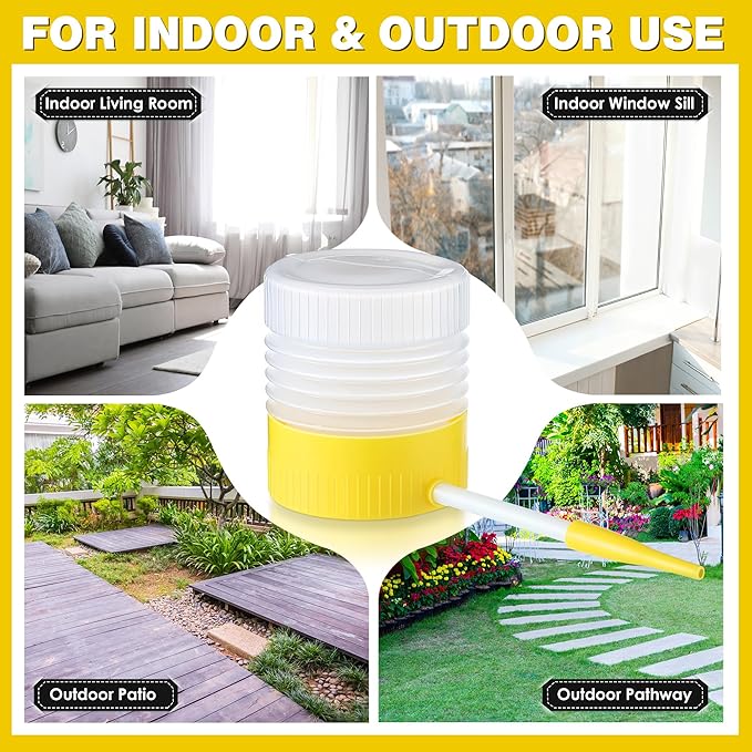 Qualirey 1 Pack Diatomaceous Earth Powder Duster with 6 Inch Extension Nozzle, Diatomaceous Earth Powder Duster for Pest Control, Powder Sprayer for Indoor and Outdoor Use