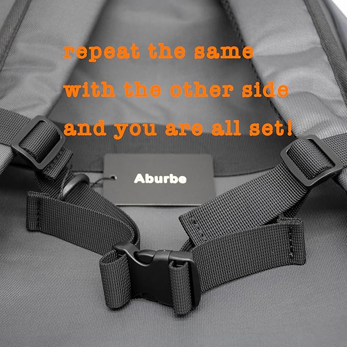 Backpack Chest Strap, 2 Pack Universal Add on Adjustable Sternum Strap, Chest Belt Replacement, with Heavy Duty Quick Release Buckle Clip, for Travel, Hiking, Camping, School(Black)