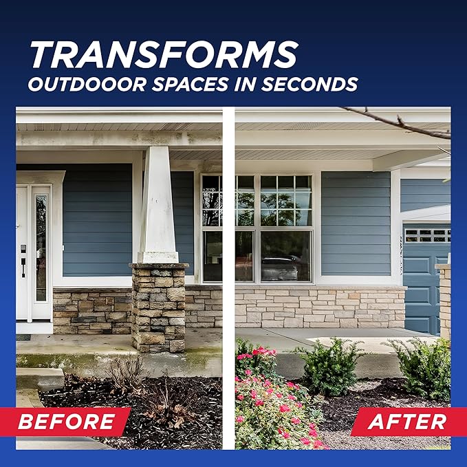 30 SECONDS Outdoor Mold & Mildew Cleaner & Stain Remover Concentrate | 128 fl. oz. | 4 Pack