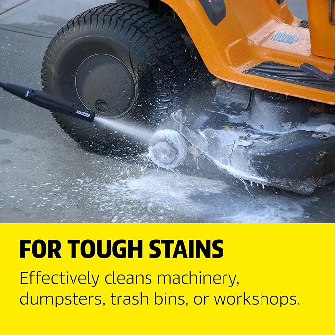 Kärcher Heavy Duty Cleaner, Removes Grease, Dirt, and Grime, Highly Concentrated, Makes up to 40 gal of Cleaner, Residue Free, Readily Biodegradable, For Pressure Washers