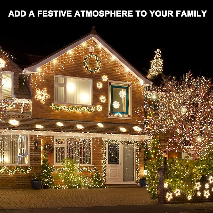 Holiday Light Clips Christmas Light Clips Outdoor Hang Gutter Hooks for Christmas Decoration String Lights Weatherproof Outdoor Lights Clips for Halloween Xmas (100 Pieces)