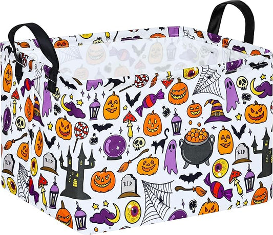 Rectangle Gift Storage Basket Home Shelf Storage Basket Organizer Box Clothes Laundry Hamper Nursery Basket Laundry Basket with Handles