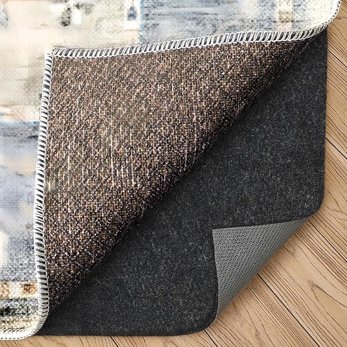 Comfypad - Felt Rug Pad, 5 x 7 Ft Rubber Non-Slip Rug Pad Gripper, Keep Rugs Secure and in Place, Extra Strong Under Carpet Mat Cushion - for All Floors