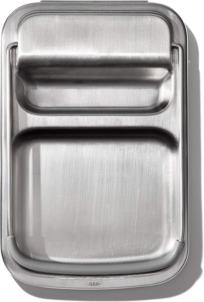 OXO Good Grips Stainless Steel Spoon Rest with Lid Holder