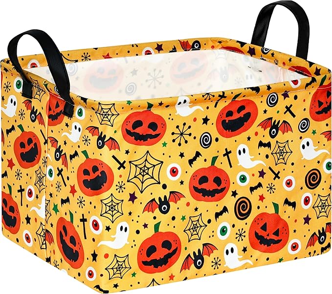 Rectangle Gift Storage Basket Home Shelf Storage Basket Organizer Box Clothes Laundry Hamper Nursery Basket Laundry Basket with Handles