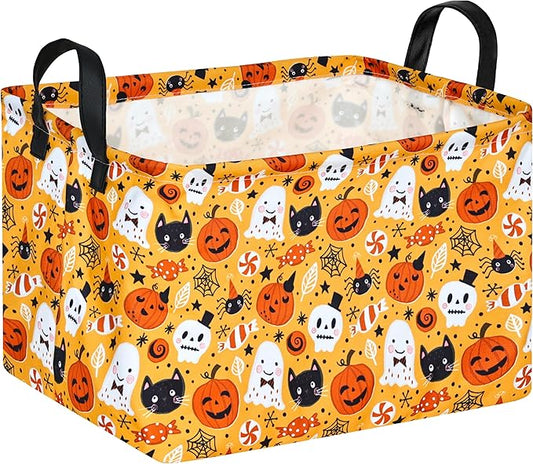 Rectangle Gift Shelf Nursery Storage Basket Laundry Hamper Storage Box and Bins for Home Clothes with Handles