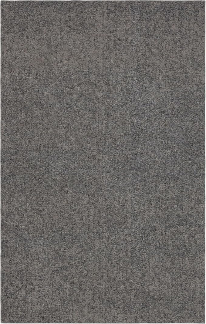 Mohawk Home 4’ x 6’ Non Slip Grip Rug Pad 1/8" Low Profile Felt Cushion + Rubber Gripper, Great for High Traffic Areas - Safe for All Floors
