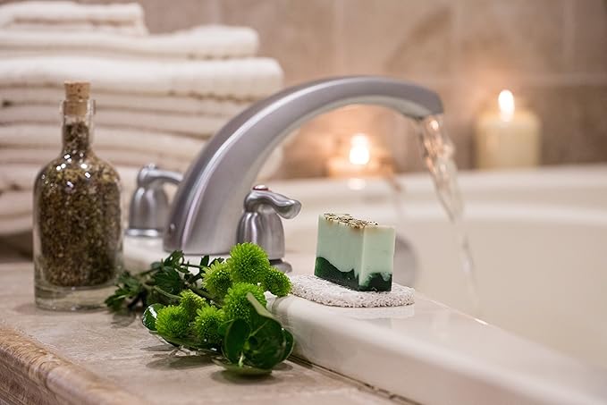 Aira Soap Saver - Soap Dish & Soap Holder Accessory - BPA Free Shower & Bath Soap Holder - USA Made - Drains Water, Circulates Air, Extends Soap Life - Easy to Clean, Fits All Soap Dish Sets - Crystal