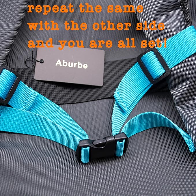 Backpack Chest Strap, Universal Add on Adjustable Sternum Strap, School Chest Belt Replacement, with Heavy Duty Quick Release Buckle Clip, for Travel, Hiking, Camping (Blue)