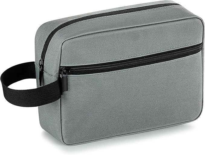 Elviros Travel Toiletry Bag for Women and Men,Lightweight Makeup Bag Hanging Dopp Kit with Shaving Compartment Cosmetic Organizer Small Tool Bag Travel Essentials,Gifts for Men(Dark Grey)