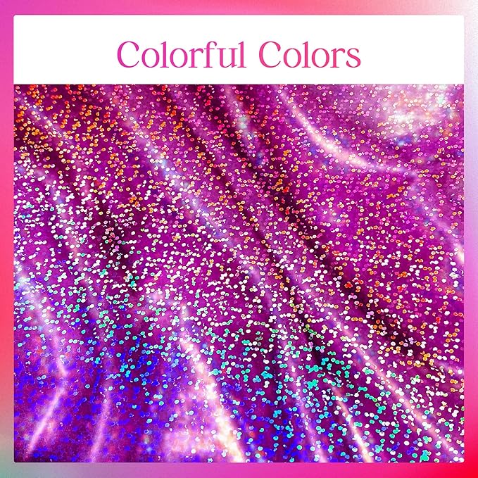 Purple & Fuchsia Red Holographic Tablecloth 40" x 108" Hot Pink Party Decoration Valentine's Day Birthday Party Table Decor Iridescence Plastic Table Cloth for Halloween Bachelorette Supplies