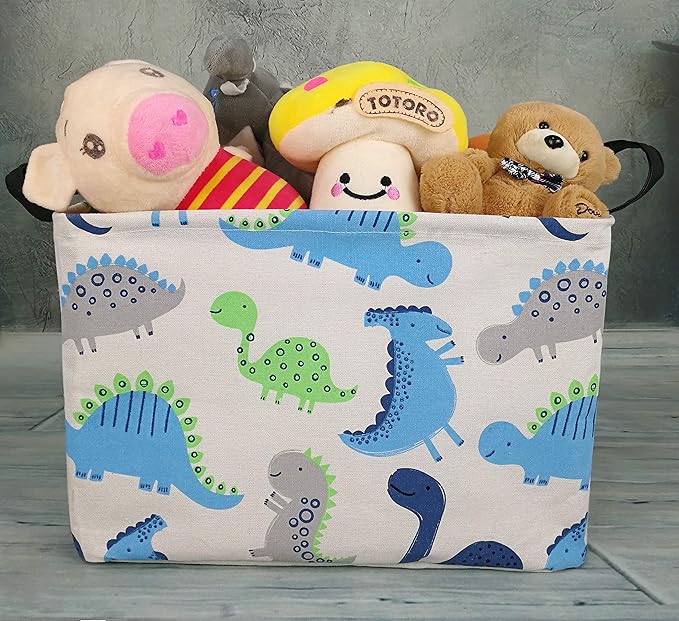 Rectangular Storage Basket Collapsible Organizer Bin Waterproof Toy Box for Organizing Home/Dorm/Kitchen/Pet/Office/Closet/Shelf/Gift Baskets