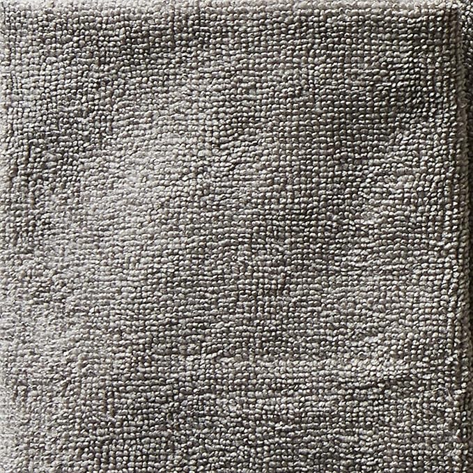 DII Cleaning Collection Soft Highly Absorbent Microfiber, Dishtowel Set, 16x24, Gray, 6 Piece (Pack of 12)