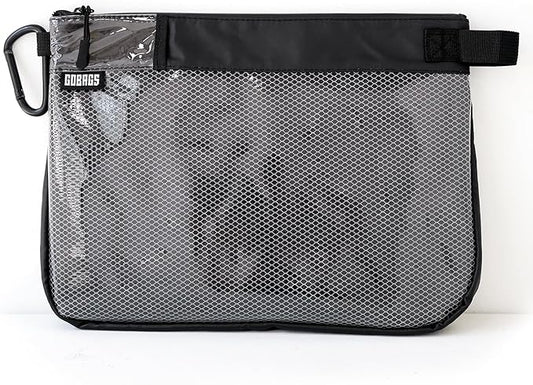 GOBAGS Production Zipper Bags - Electronics & Camera Accessories Bag - Cable organizer, Gear Accessory Pouch, Travel Camera Essentials (Large, Black)