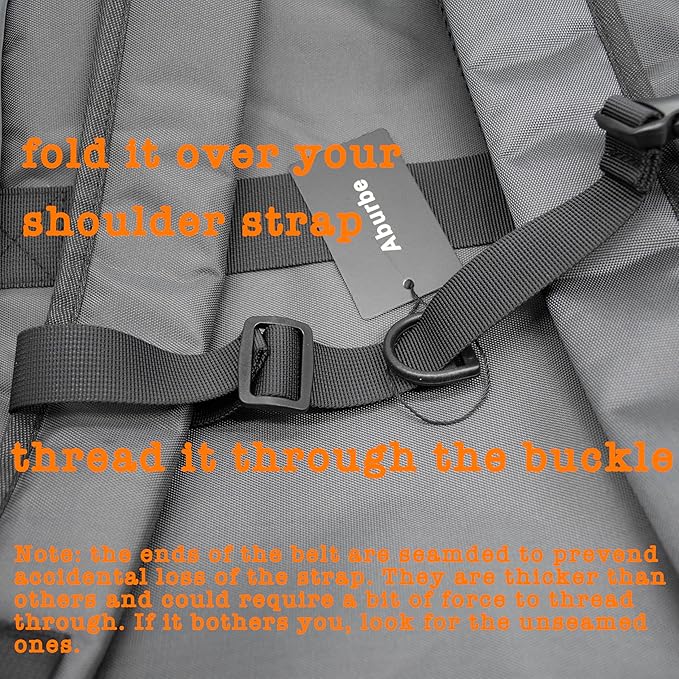 Backpack Chest Strap, 2 Pack Universal Add on Adjustable Sternum Strap, Chest Belt Replacement, with Heavy Duty Quick Release Buckle Clip, for Travel, Hiking, Camping, School(Black)