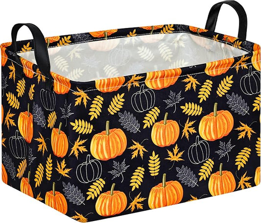 Rectangle Gift Storage Basket Home Shelf Storage Basket Organizer Box Clothes Laundry Hamper Nursery Basket Laundry Basket with Handles