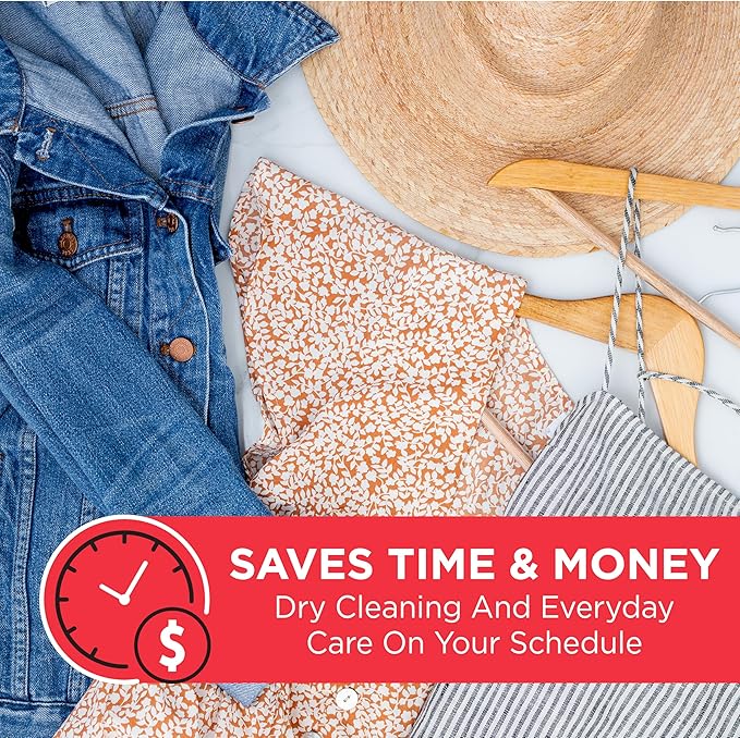 dryel At-Home Dry Cleaner Refill, New and Improved, Gentle Laundry Care for Special Fabrics and Dry-Clean-Only Clothes, 12 Loads with On-the-Go Stain Remover